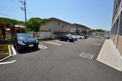 Parking lot. Ease of likely parking parked