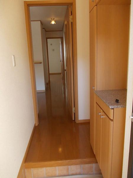 Entrance. Large shoe box equipped