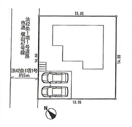 Compartment figure. 32,500,000 yen, 5LDK, Land area 203.52 sq m , Building area 110.95 sq m