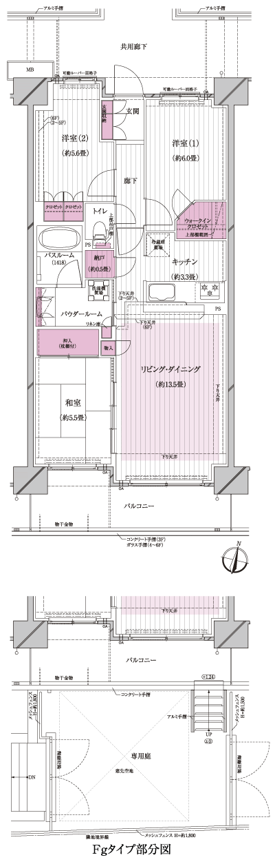 Floor: 3LDK + walk-in closet + storeroom, occupied area: 74.27 sq m