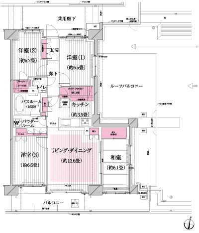 Floor: 4LDK + family closet + walk-in closet, the occupied area: 91.99 sq m