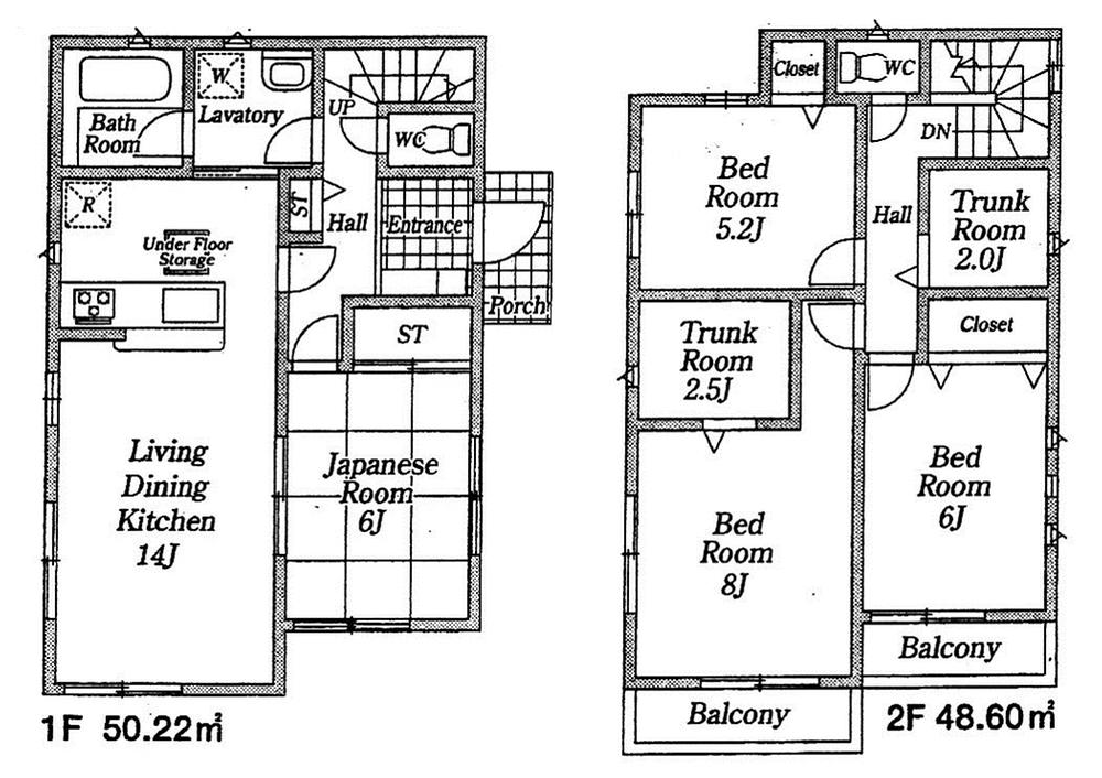 Floor plan. 29,800,000 yen, 4LDK, Land area 126.06 sq m , Building area 98.82 sq m