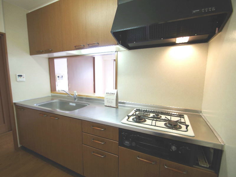 Kitchen. 3-neck gas grill with counter kitchen!