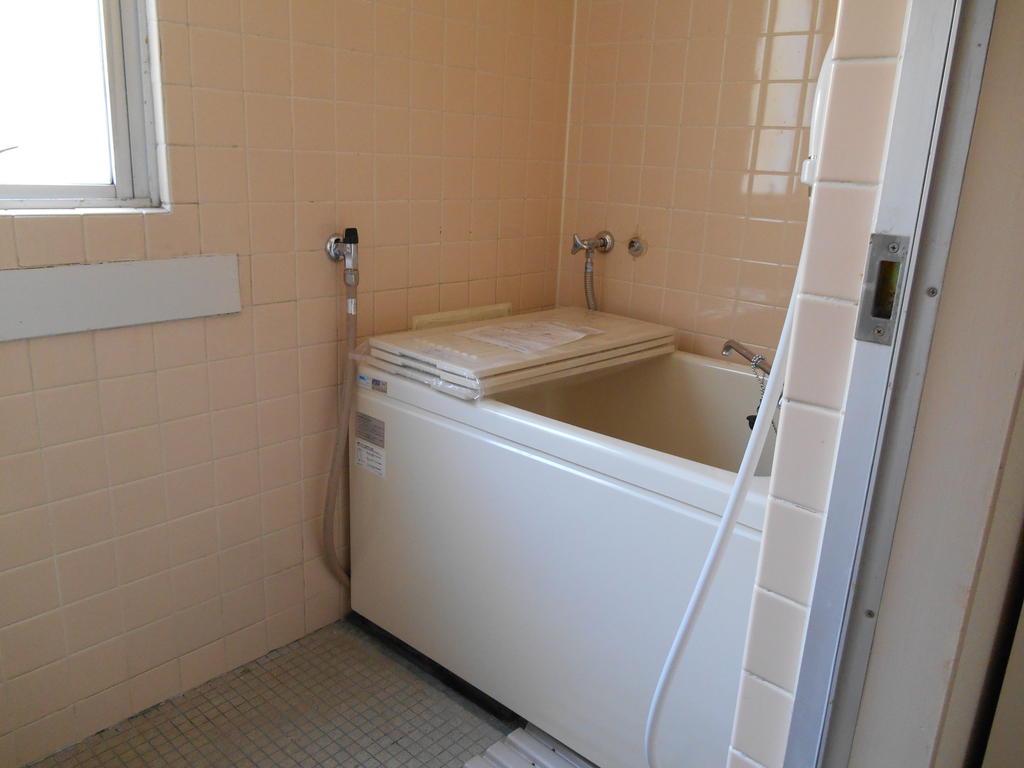 Bath. Bright bath there is a window