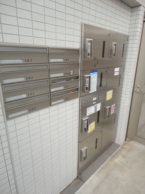 Entrance. Convenient home delivery BOX