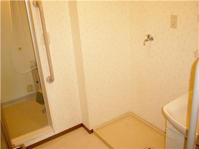 Washroom. Construction image