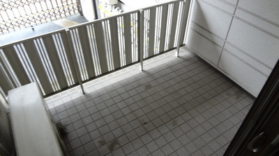 Balcony. Wide balcony