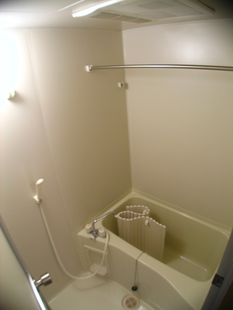 Bath. Bus with bathroom dryer