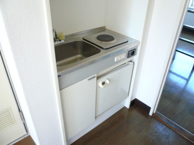 Kitchen. Compact mini-kitchen.