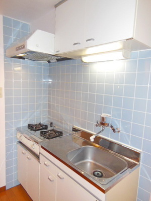 Kitchen. ☆ Two-burner gas stove Installed ☆