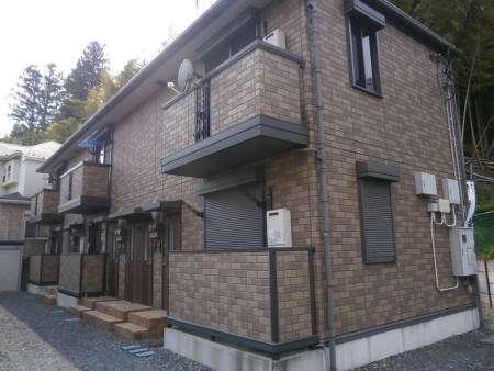 Building appearance. Shutter shutter equipped