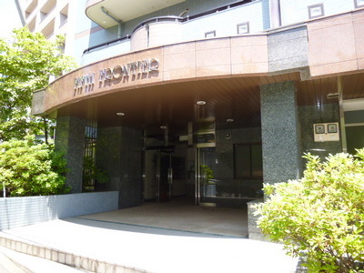 Building appearance. Stylish entrance