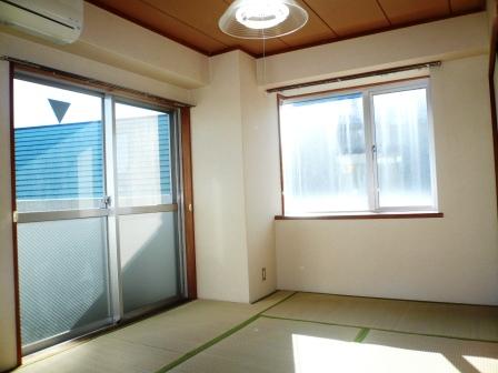 Living and room. Japanese-style room bird's-eye view