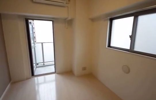 Living and room. Built is shallow, clean rooms.