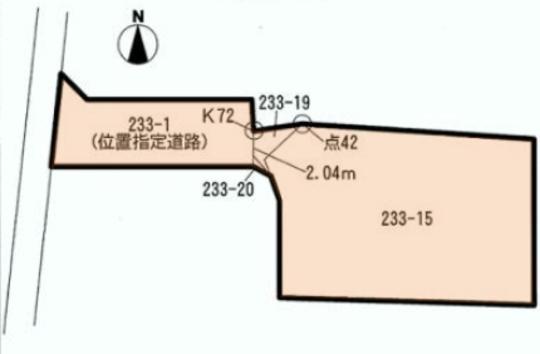 Compartment figure. Land price 14.8 million yen, Land area 160.79 sq m