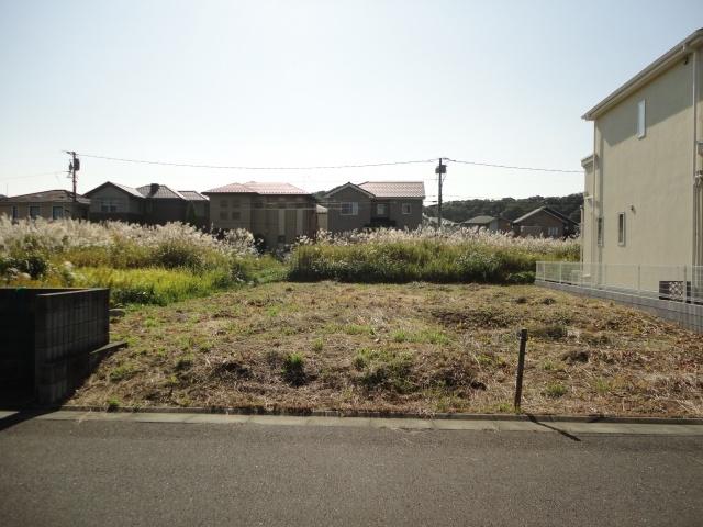 Local land photo. Flat land in the land readjustment land