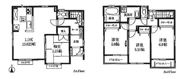Floor plan. 33,800,000 yen, 4LDK, Land area 116.41 sq m , Building area 90.46 sq m