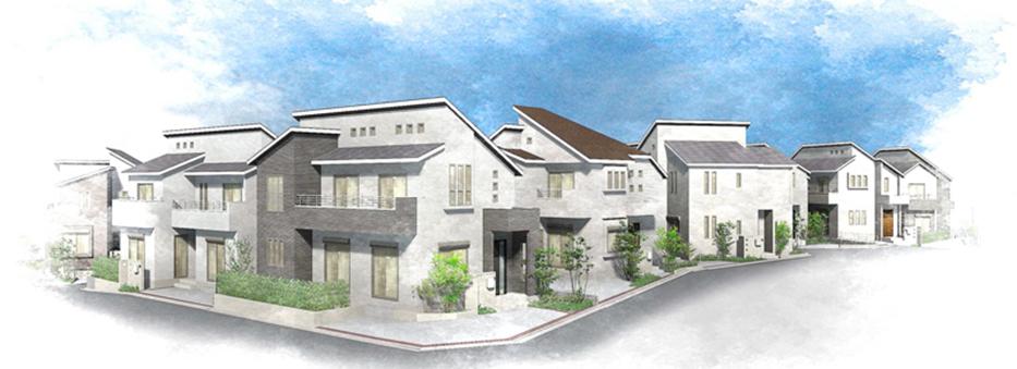 Local streets Rendering. Local is Hachikō Line "north of Hachioji" 12 minutes of subdivision walk from the station, Elegant location blessed with exhilarating wind and sunlight! ! 