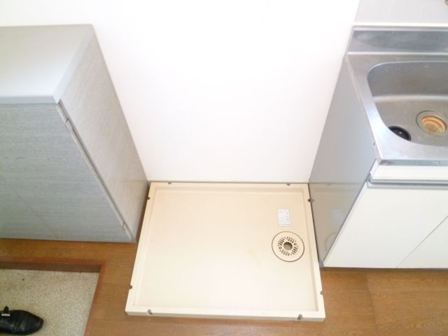 Other room space. Washing machine in the room