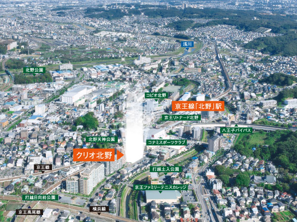 Surrounding environment. Location of a variety of facilities and spot to bounce the living is close to complete. Drug store, Shopping center shop is uniform station direct connection, such as a bookstore is located in the 4-minute walk. (Posted local neighborhood Aerial of is subjected to a CG processing to those that were taken in October 2012, In fact a slightly different)
