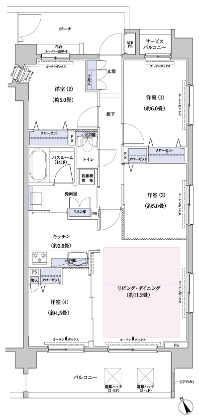Floor: 4LDK, occupied area: 76.52 sq m, Price: 35,148,000 yen, now on sale