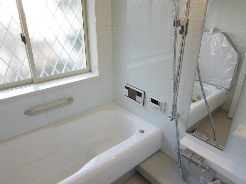 Bathroom. A comfortable bath time dated bathroom drying function