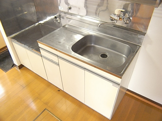 Kitchen. Two-burner gas stove installation Allowed