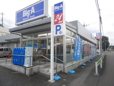 Supermarket. 229m until the Big A (super)