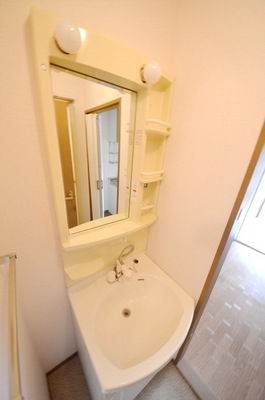 Washroom. Independent wash basin