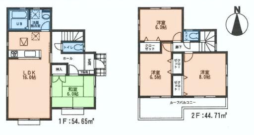Floor plan. (1), Price 30,800,000 yen, 4LDK, Land area 189.46 sq m , Building area 99.36 sq m