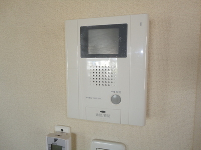 Security. In advance to check the sudden visitors at the monitor!