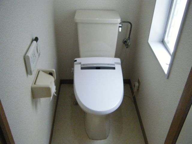 Toilet. Toilet with shower