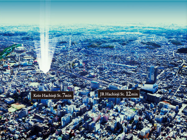 Surrounding environment. Aerial photo of the peripheral local