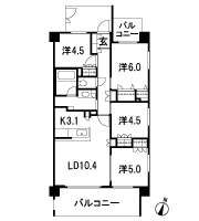 Floor: 4LDK, occupied area: 75.03 sq m, Price: 38,200,000 yen, now on sale