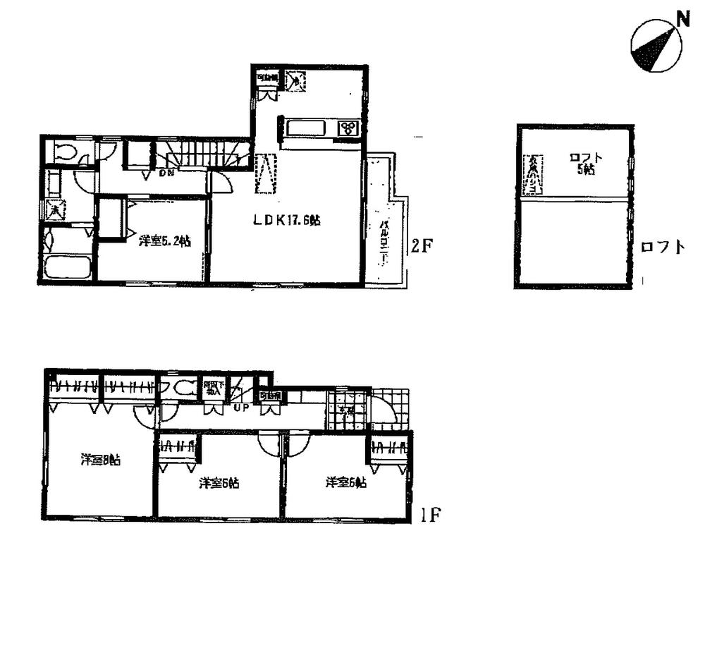 Floor plan. Price 45,800,000 yen, 4LDK, Land area 99.18 sq m , Building area 115.26 sq m