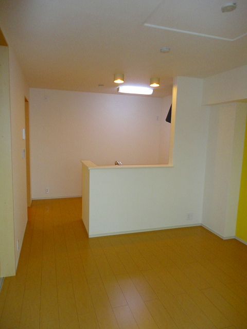 Living and room. Beautiful rooms of new construction. 