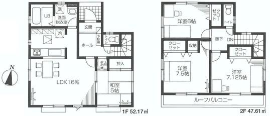 Floor plan. 33,500,000 yen, 4LDK, Land area 137.79 sq m , Building area 99.78 sq m