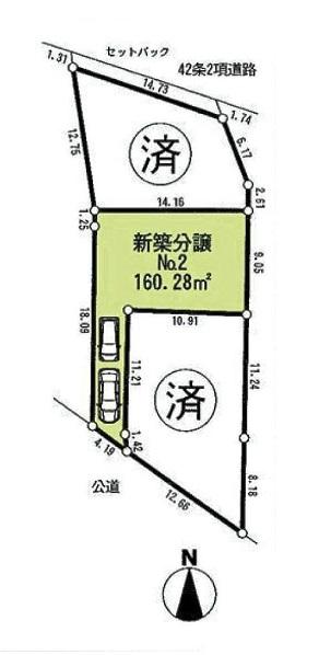 Compartment figure. 33,800,000 yen, 4LDK, Land area 160.28 sq m , Building area 99.77 sq m