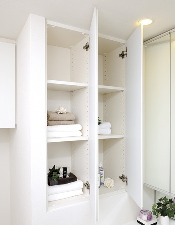 Receipt. Linen cabinet