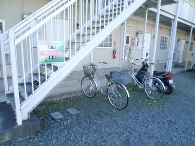 Other common areas. It is a bicycle parking space