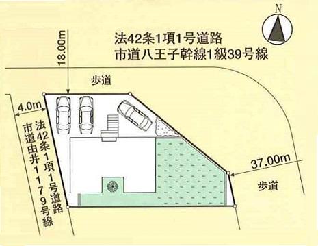 Compartment figure. 49,500,000 yen, 4LDK, Land area 219.46 sq m , Building area 118.97 sq m