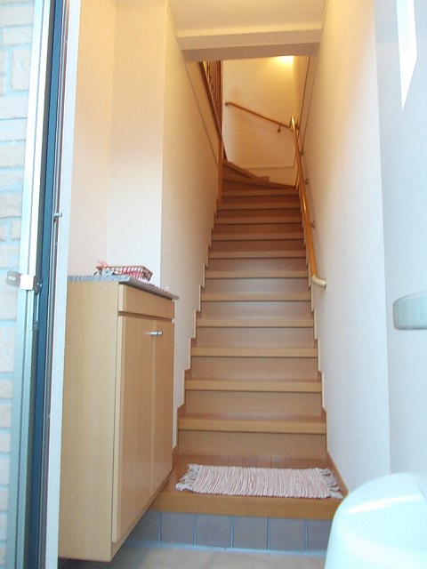 Entrance. Entrance of the shoe box equipped