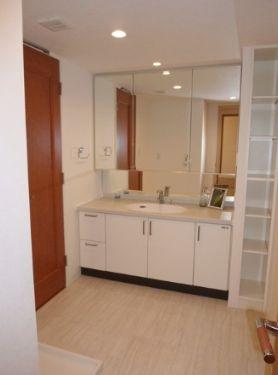 Wash basin, toilet. Wash basin