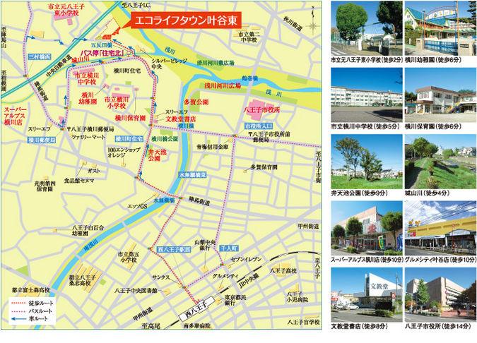 Local guide map. Information map