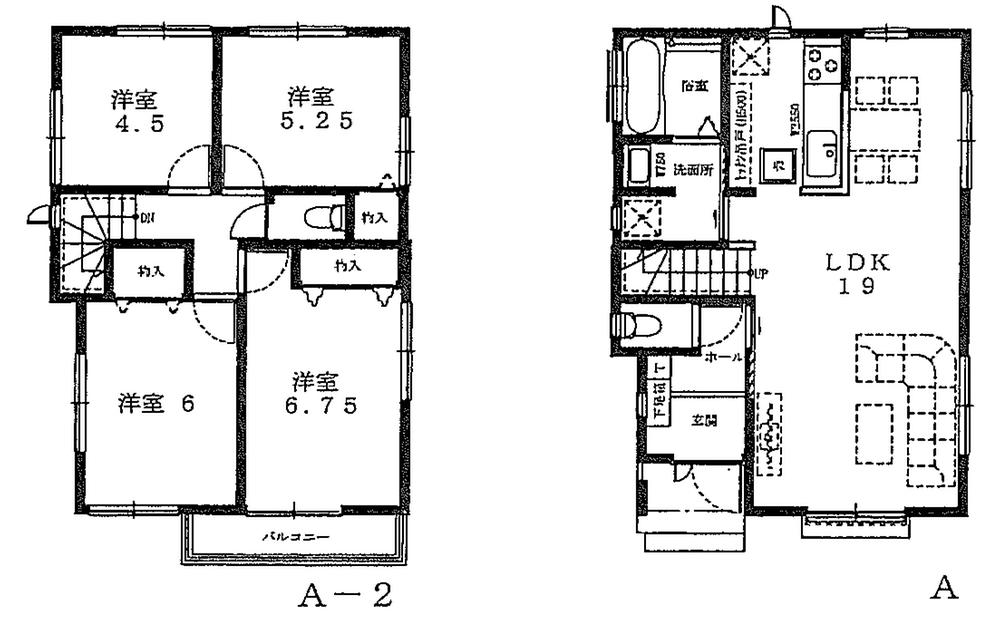 Floor plan. (A Building), Price 33,800,000 yen, 4LDK, Land area 134.68 sq m , Building area 92.32 sq m