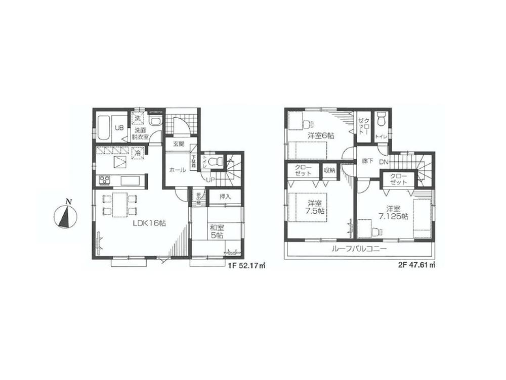 Floor plan. 33,500,000 yen, 4LDK, Land area 137.79 sq m , Building area 99.78 sq m
