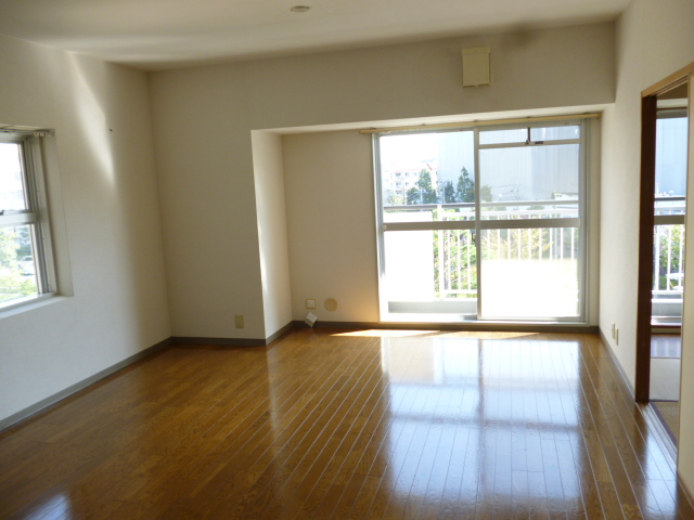 Living and room. Living-dining bathed in bright sunshine. 