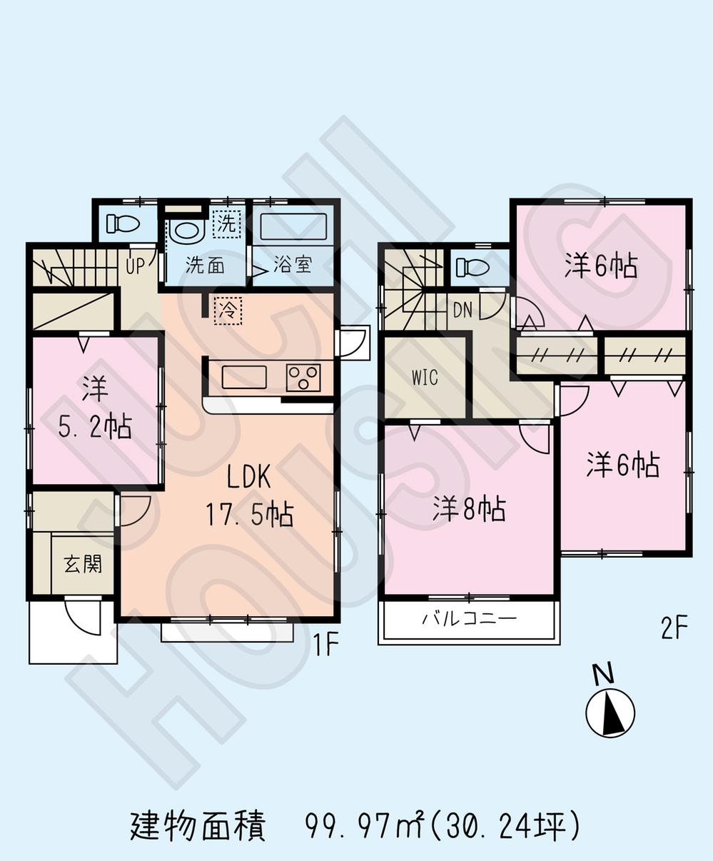 Floor plan. 29,800,000 yen, 4LDK, Land area 150.63 sq m , Building area 99.97 sq m