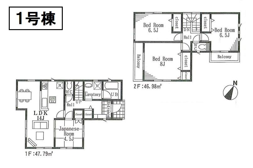 Floor plan. 33,800,000 yen, 4LDK, Land area 125.72 sq m , Building area 94.77 sq m