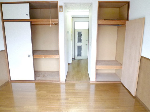 Living and room. Enter plenty of storage in the living room